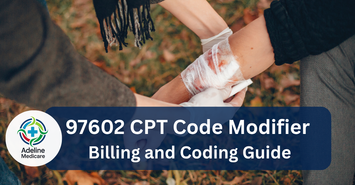97602 CPT code modifier